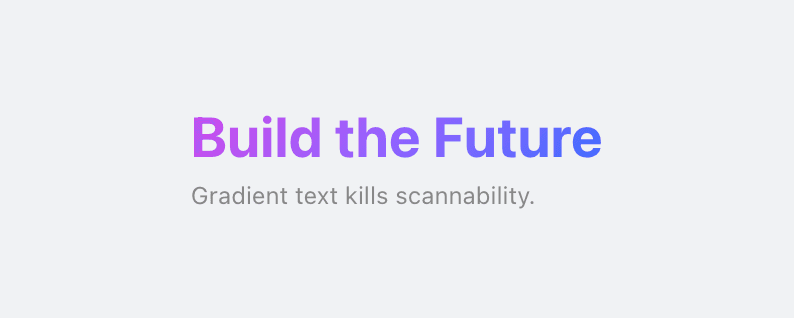 Gradient text
